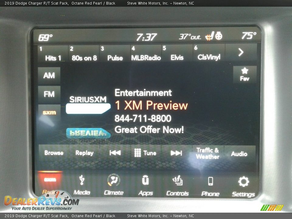 2019 Dodge Charger R/T Scat Pack Octane Red Pearl / Black Photo #21