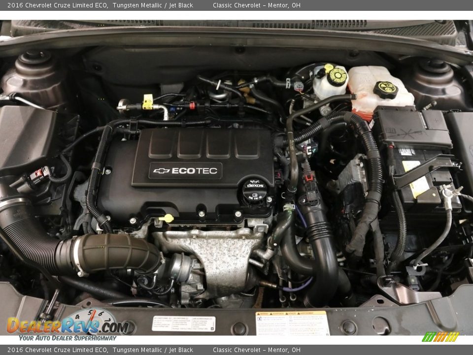 2016 Chevrolet Cruze Limited ECO Tungsten Metallic / Jet Black Photo #17
