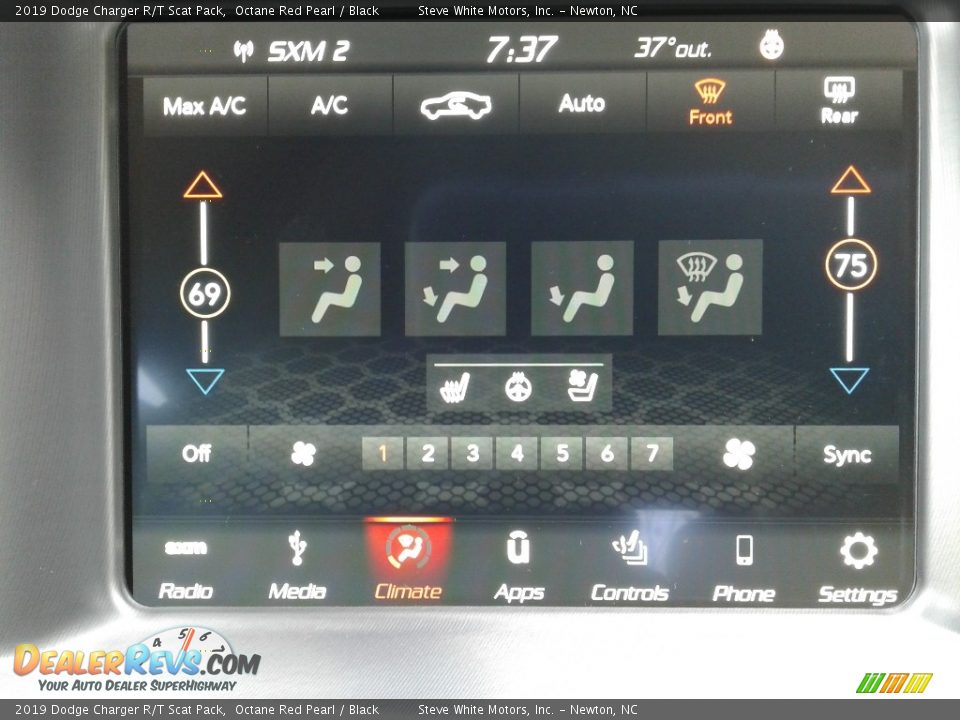 2019 Dodge Charger R/T Scat Pack Octane Red Pearl / Black Photo #23