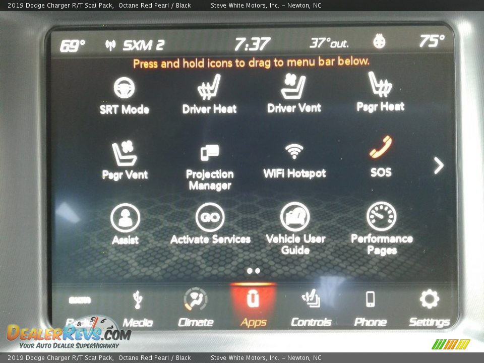 2019 Dodge Charger R/T Scat Pack Octane Red Pearl / Black Photo #25