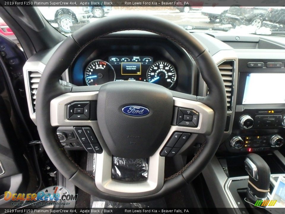 2019 Ford F150 Platinum SuperCrew 4x4 Steering Wheel Photo #16