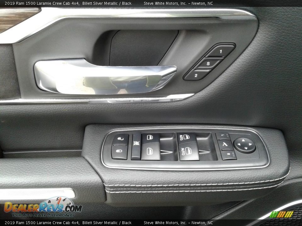 2019 Ram 1500 Laramie Crew Cab 4x4 Billett Silver Metallic / Black Photo #9
