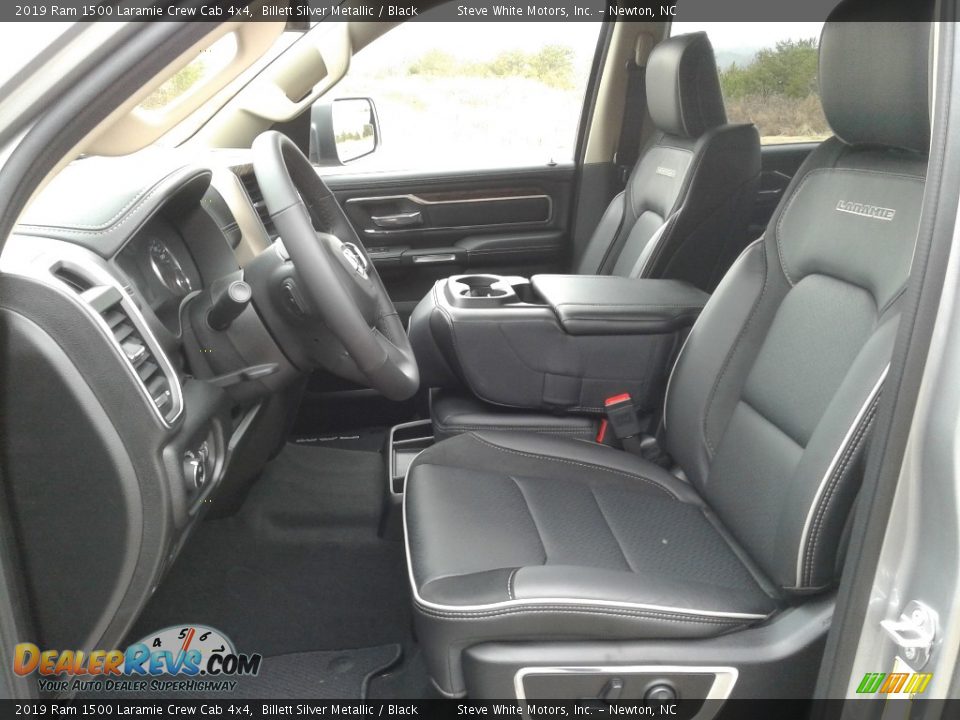 2019 Ram 1500 Laramie Crew Cab 4x4 Billett Silver Metallic / Black Photo #10