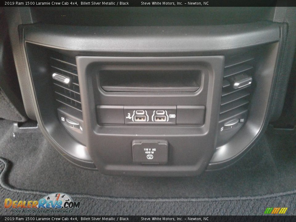 2019 Ram 1500 Laramie Crew Cab 4x4 Billett Silver Metallic / Black Photo #14