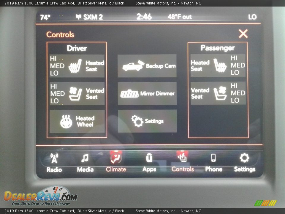 2019 Ram 1500 Laramie Crew Cab 4x4 Billett Silver Metallic / Black Photo #27