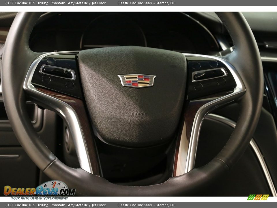 2017 Cadillac XTS Luxury Phantom Gray Metallic / Jet Black Photo #8