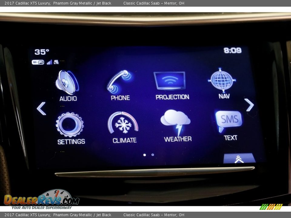 2017 Cadillac XTS Luxury Phantom Gray Metallic / Jet Black Photo #11