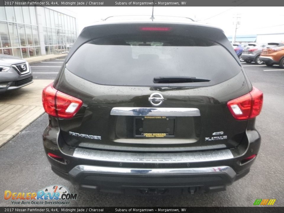 2017 Nissan Pathfinder SL 4x4 Midnight Jade / Charcoal Photo #5