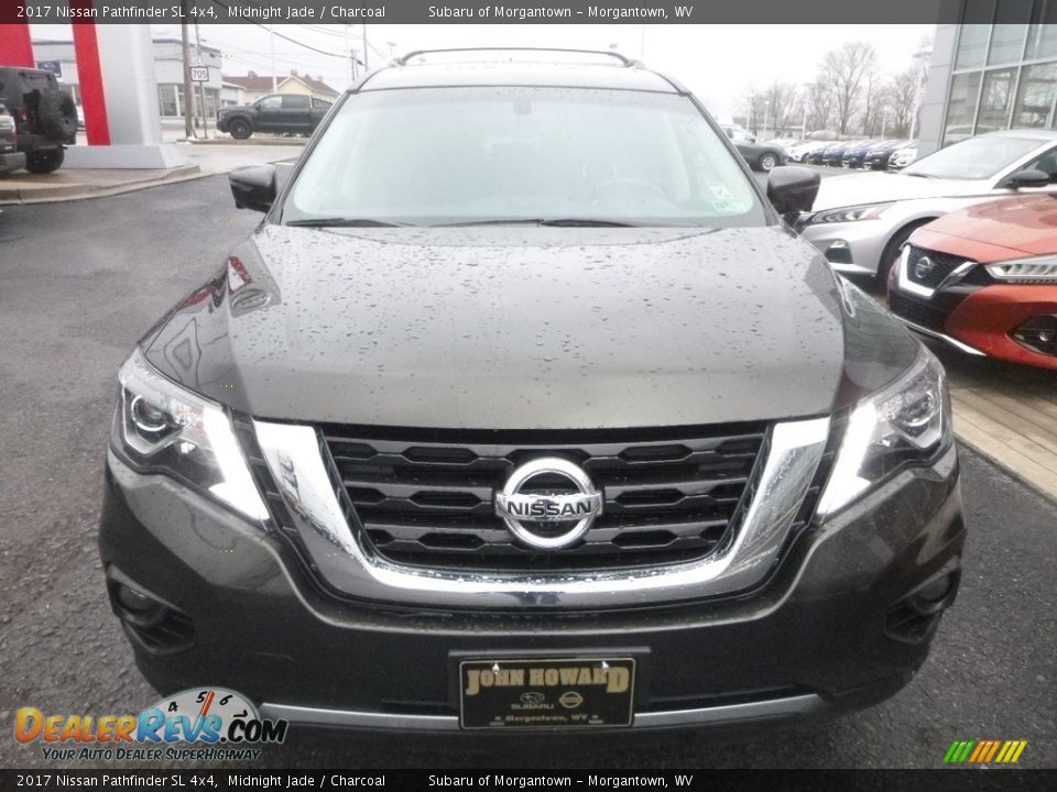 2017 Nissan Pathfinder SL 4x4 Midnight Jade / Charcoal Photo #8