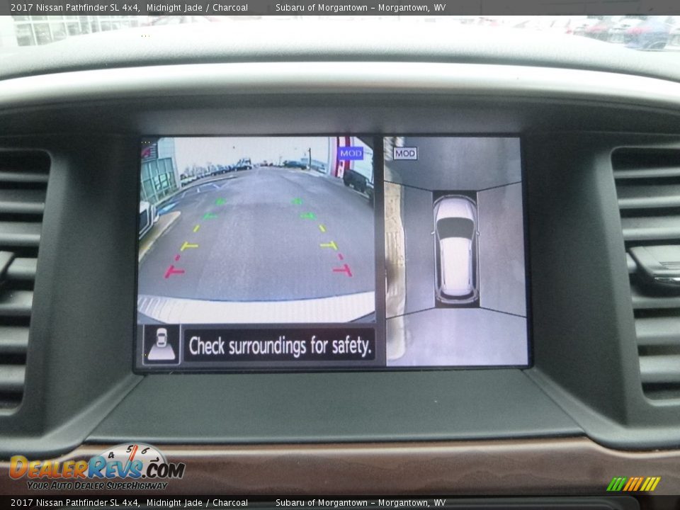 2017 Nissan Pathfinder SL 4x4 Midnight Jade / Charcoal Photo #19