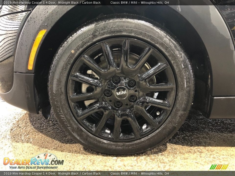 2019 Mini Hardtop Cooper S 4 Door Midnight Black / Carbon Black Photo #9