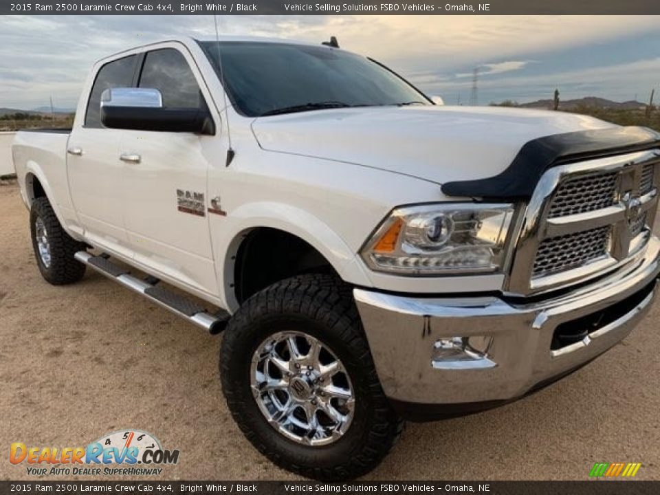 2015 Ram 2500 Laramie Crew Cab 4x4 Bright White / Black Photo #1