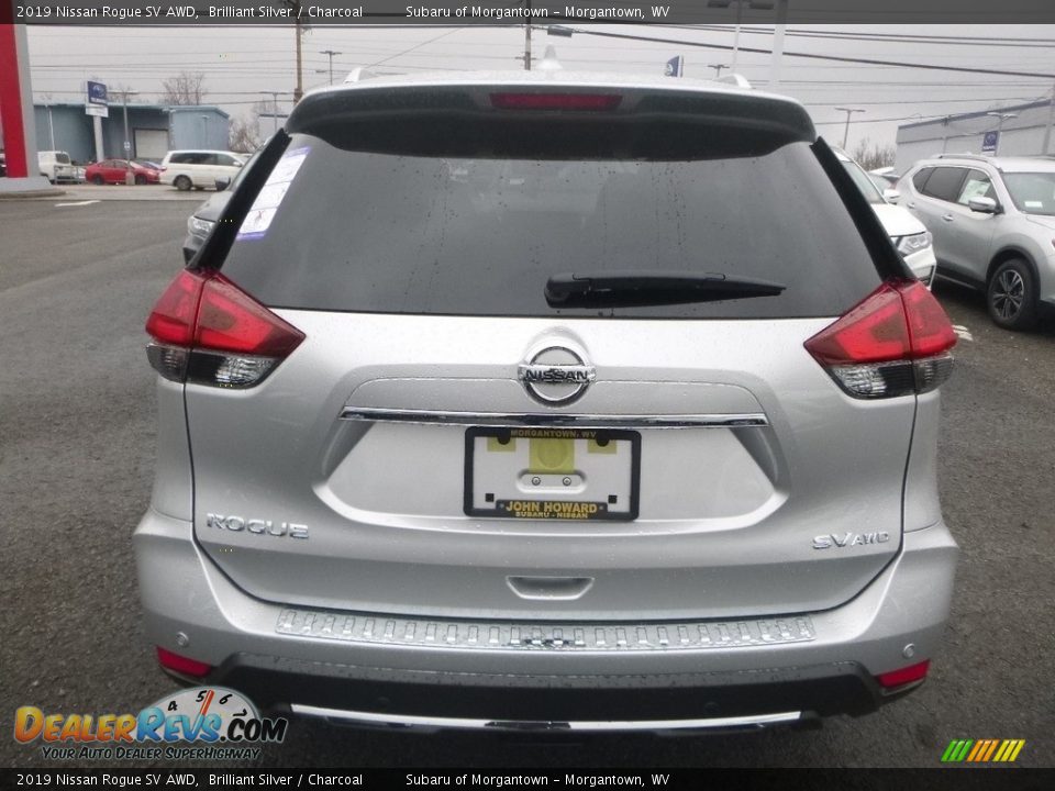2019 Nissan Rogue SV AWD Brilliant Silver / Charcoal Photo #5