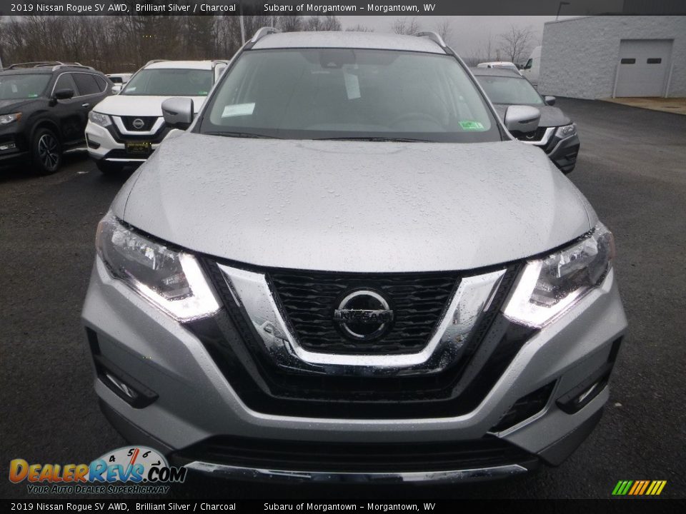 2019 Nissan Rogue SV AWD Brilliant Silver / Charcoal Photo #9