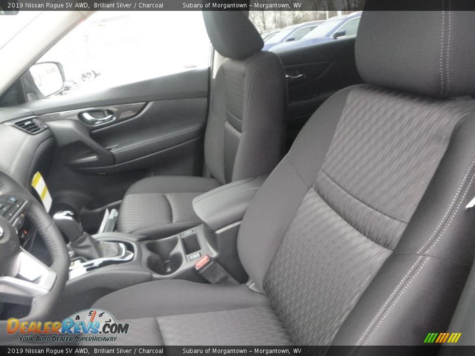 2019 Nissan Rogue SV AWD Brilliant Silver / Charcoal Photo #14