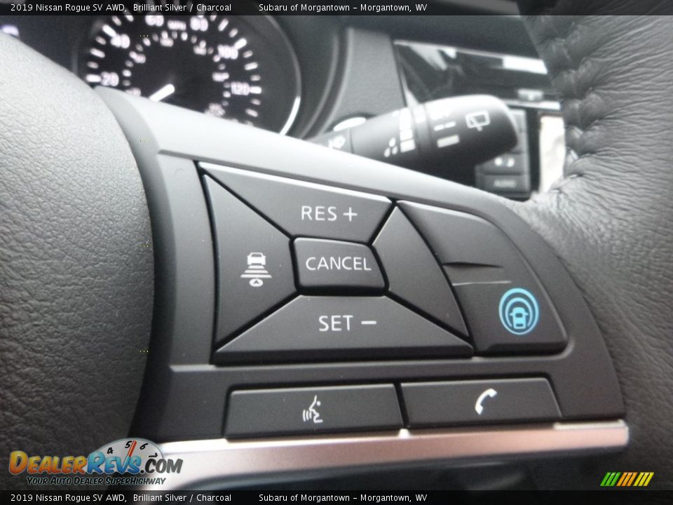 2019 Nissan Rogue SV AWD Brilliant Silver / Charcoal Photo #19