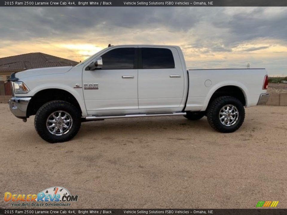 2015 Ram 2500 Laramie Crew Cab 4x4 Bright White / Black Photo #18