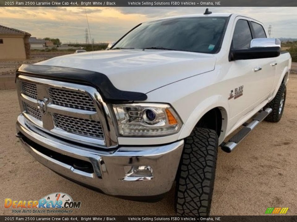 2015 Ram 2500 Laramie Crew Cab 4x4 Bright White / Black Photo #21