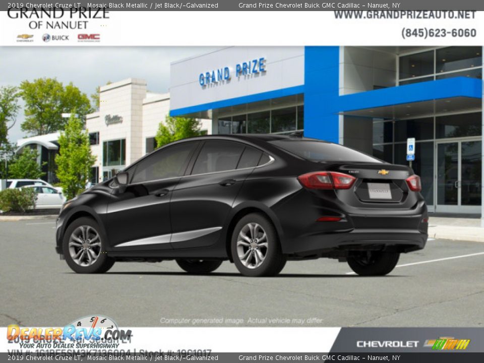 2019 Chevrolet Cruze LT Mosaic Black Metallic / Jet Black/­Galvanized Photo #2