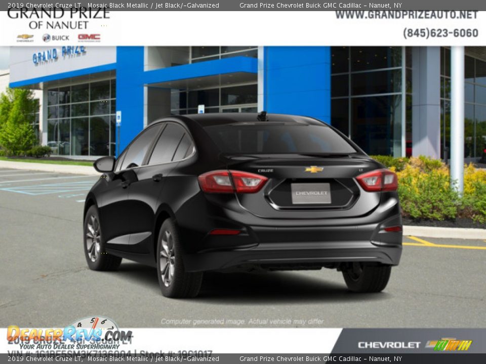 2019 Chevrolet Cruze LT Mosaic Black Metallic / Jet Black/­Galvanized Photo #3
