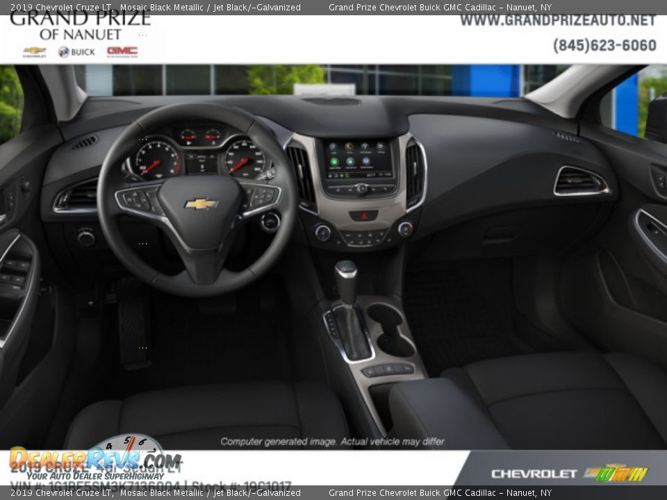 2019 Chevrolet Cruze LT Mosaic Black Metallic / Jet Black/­Galvanized Photo #5
