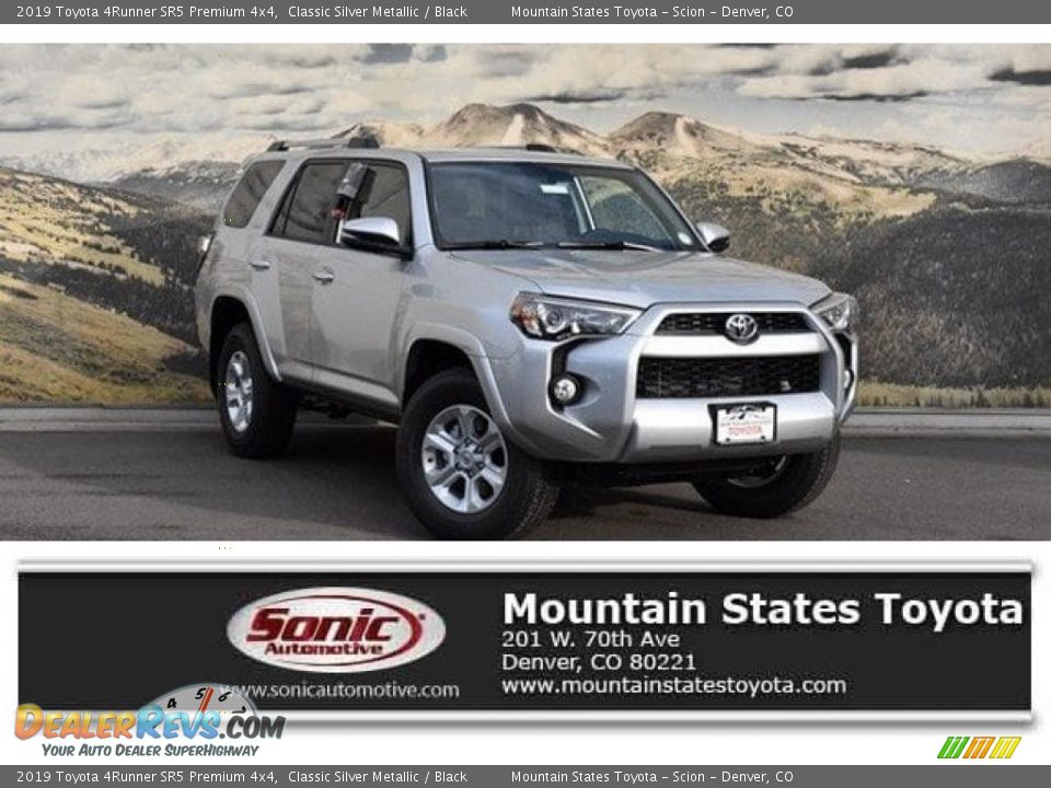 2019 Toyota 4Runner SR5 Premium 4x4 Classic Silver Metallic / Black Photo #1