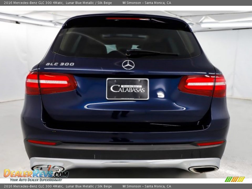 2016 Mercedes-Benz GLC 300 4Matic Lunar Blue Metallic / Silk Beige Photo #6