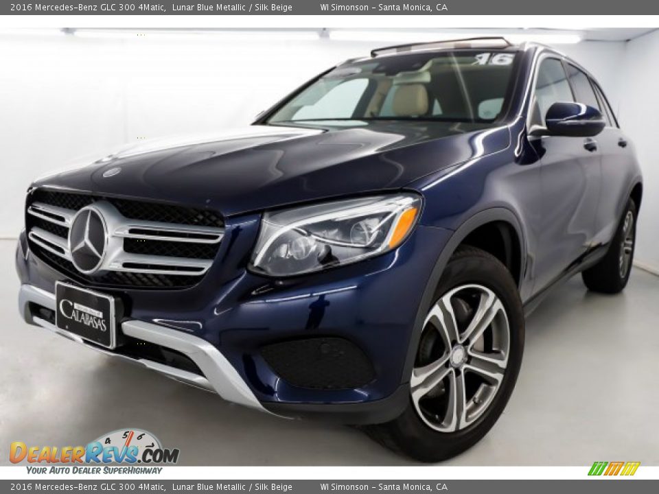 2016 Mercedes-Benz GLC 300 4Matic Lunar Blue Metallic / Silk Beige Photo #13