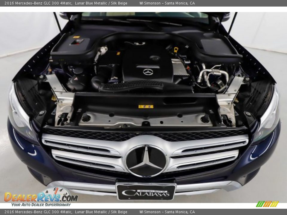 2016 Mercedes-Benz GLC 300 4Matic Lunar Blue Metallic / Silk Beige Photo #16