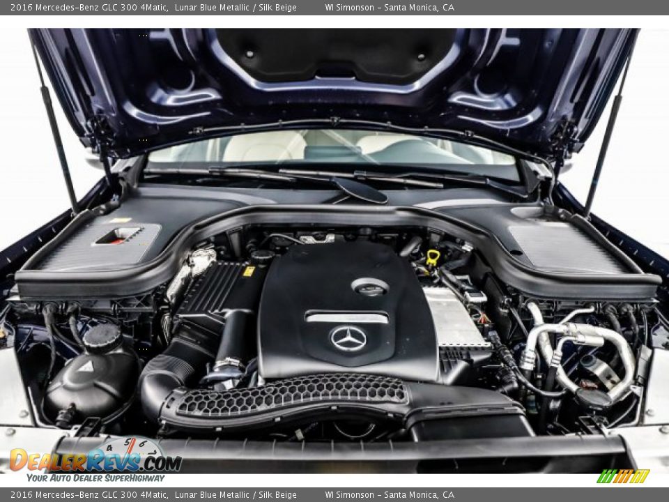 2016 Mercedes-Benz GLC 300 4Matic Lunar Blue Metallic / Silk Beige Photo #17