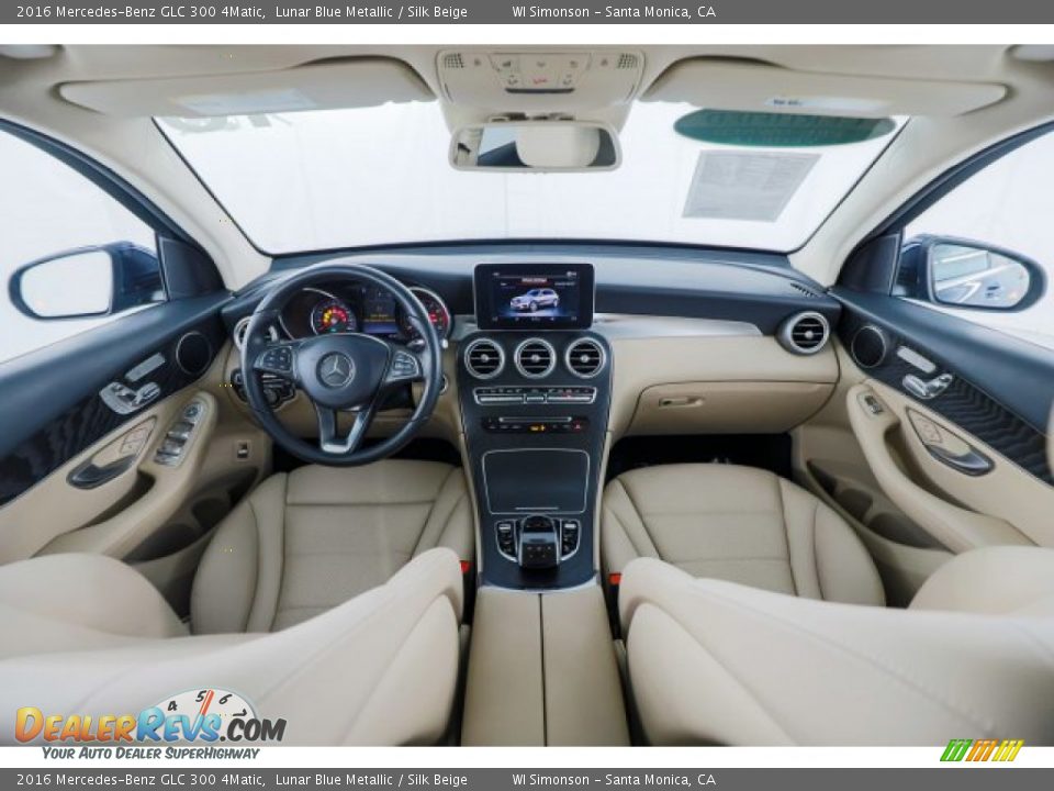 2016 Mercedes-Benz GLC 300 4Matic Lunar Blue Metallic / Silk Beige Photo #22