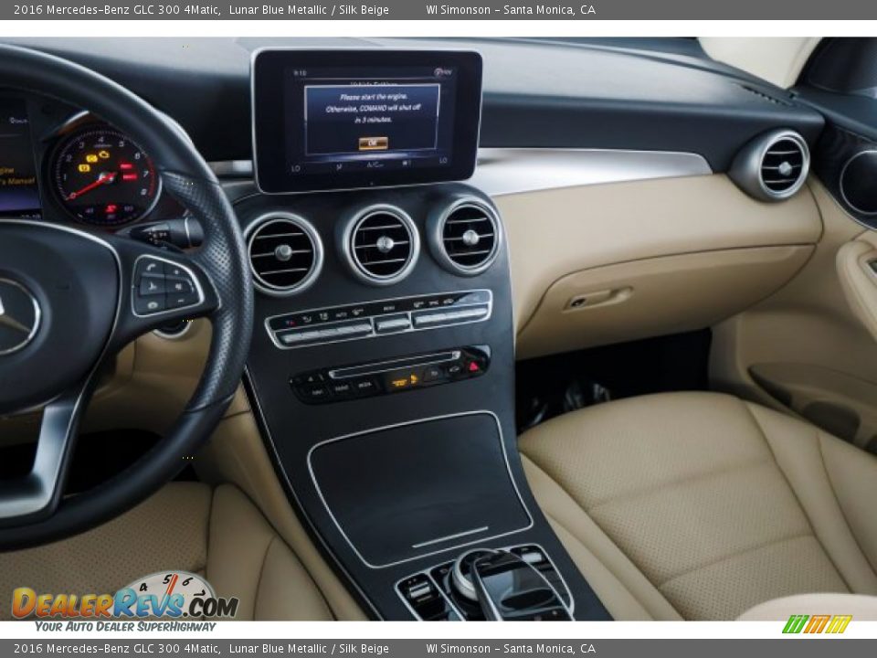2016 Mercedes-Benz GLC 300 4Matic Lunar Blue Metallic / Silk Beige Photo #25