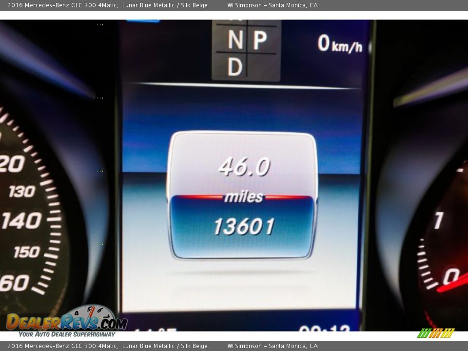 2016 Mercedes-Benz GLC 300 4Matic Lunar Blue Metallic / Silk Beige Photo #27