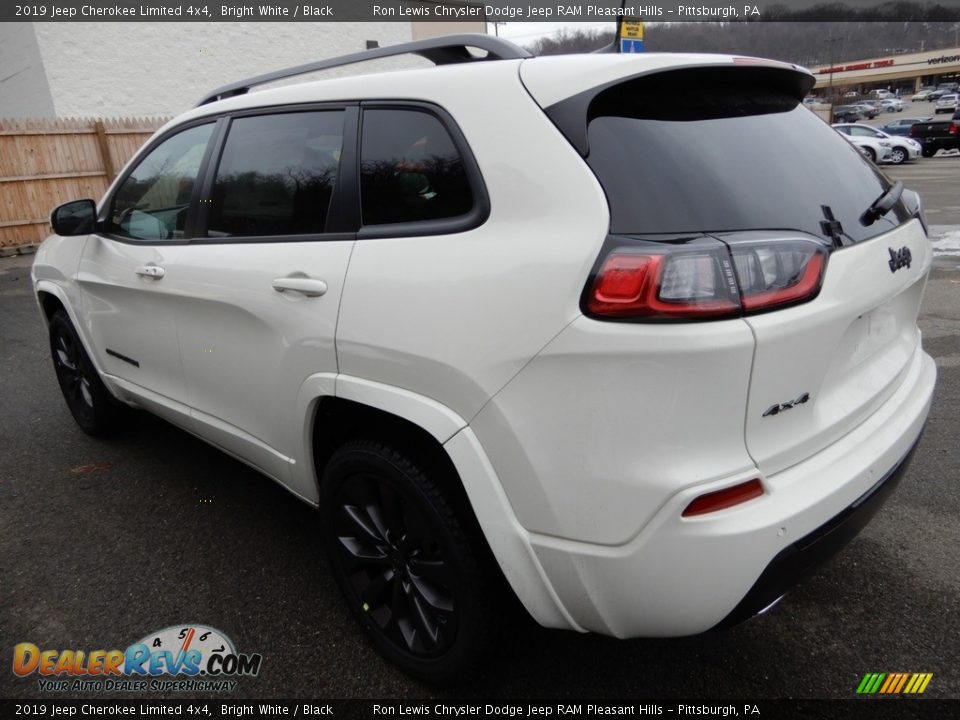 2019 Jeep Cherokee Limited 4x4 Bright White / Black Photo #3