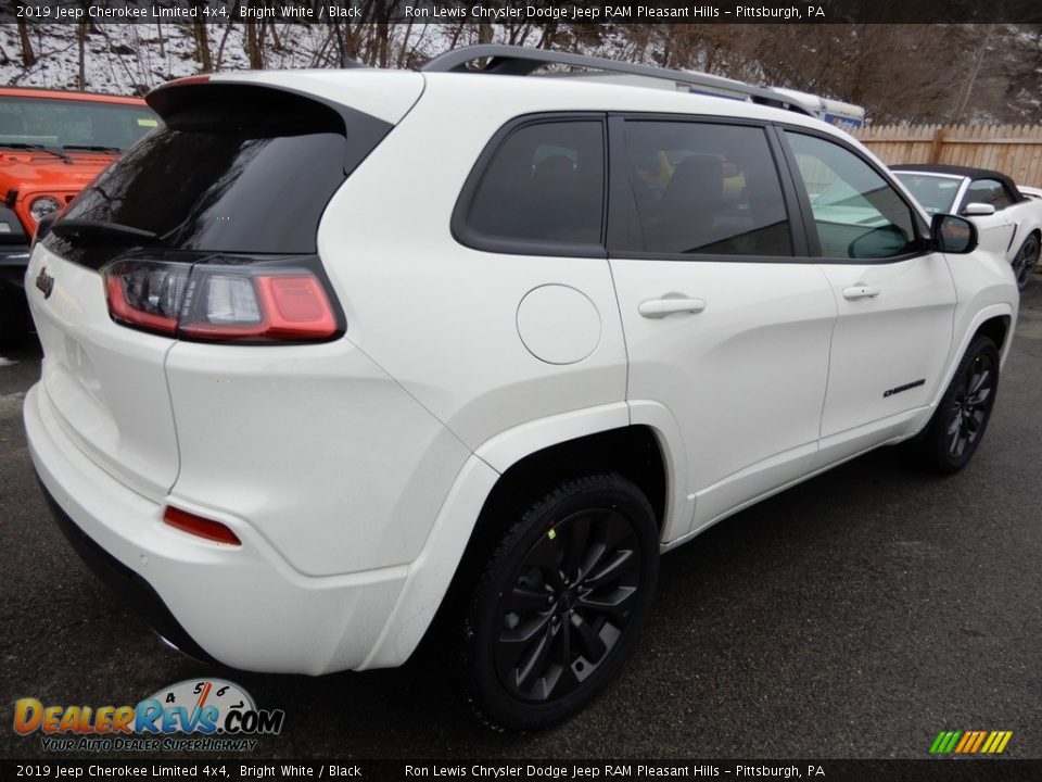 2019 Jeep Cherokee Limited 4x4 Bright White / Black Photo #6