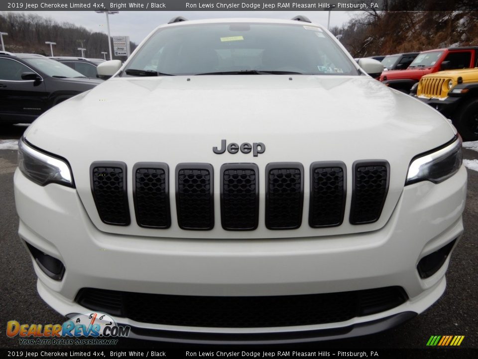 2019 Jeep Cherokee Limited 4x4 Bright White / Black Photo #9