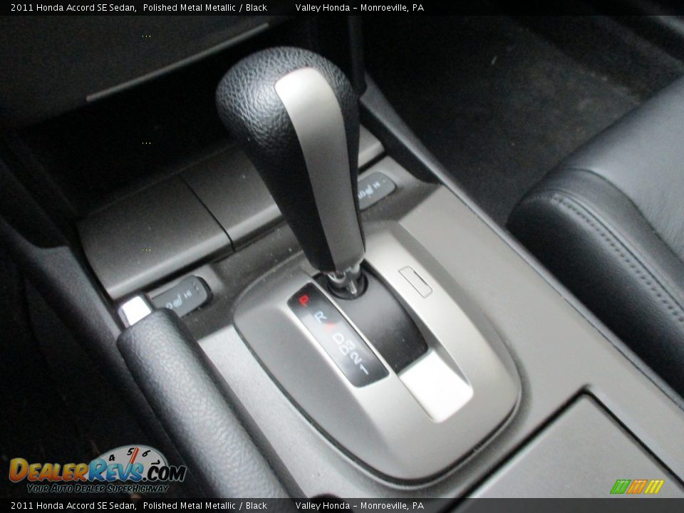 2011 Honda Accord SE Sedan Polished Metal Metallic / Black Photo #13