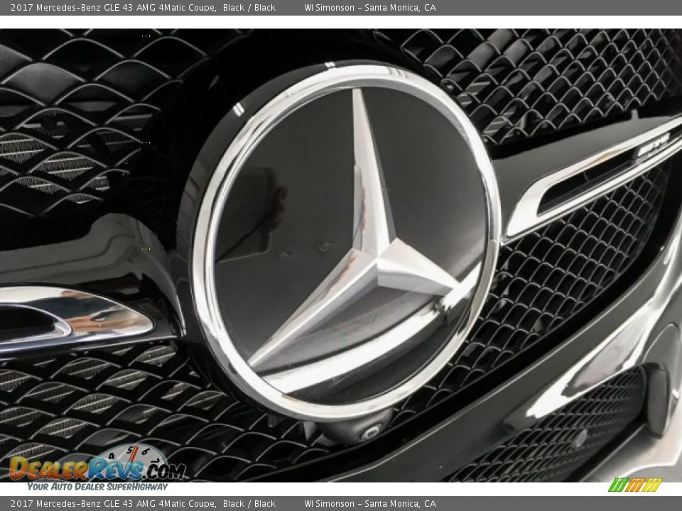 2017 Mercedes-Benz GLE 43 AMG 4Matic Coupe Black / Black Photo #34