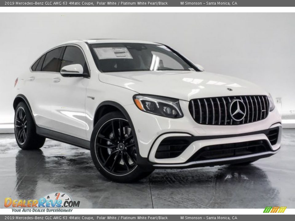 Front 3/4 View of 2019 Mercedes-Benz GLC AMG 63 4Matic Coupe Photo #12