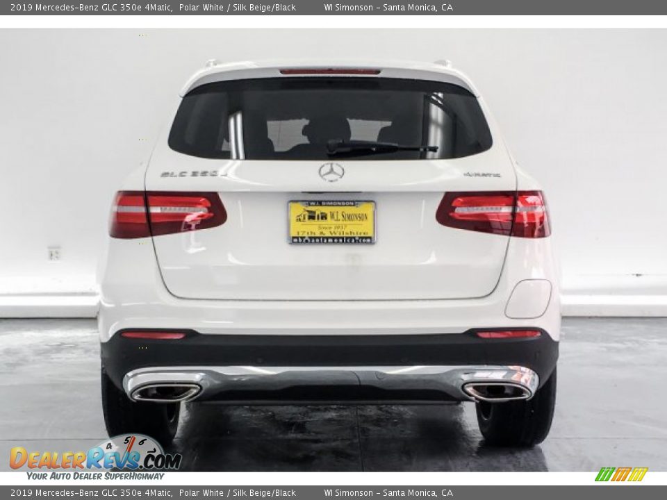 2019 Mercedes-Benz GLC 350e 4Matic Polar White / Silk Beige/Black Photo #3