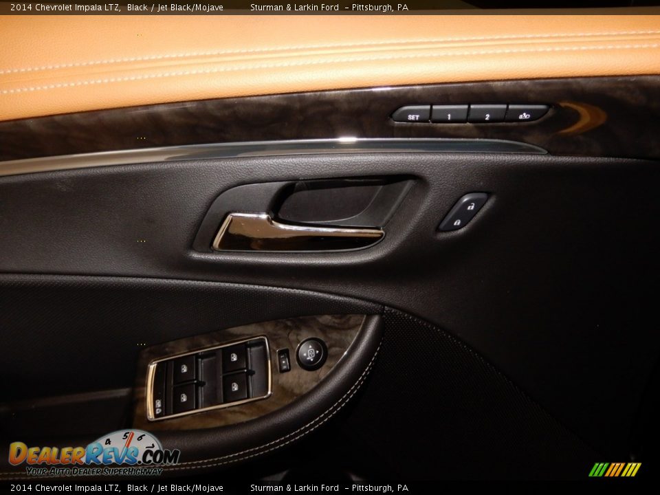 2014 Chevrolet Impala LTZ Black / Jet Black/Mojave Photo #14