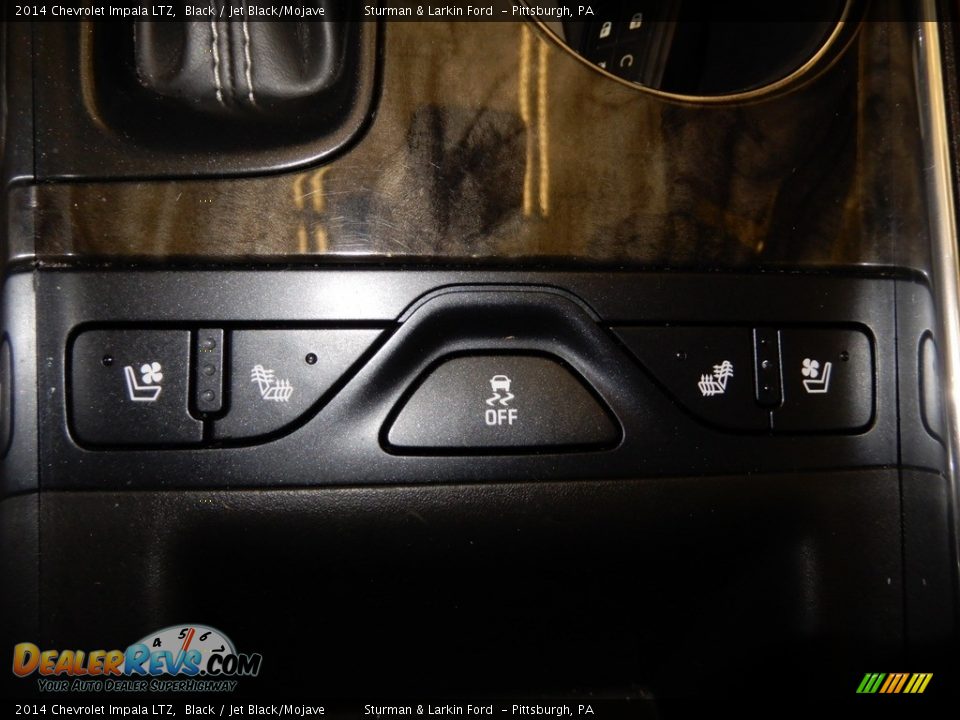 2014 Chevrolet Impala LTZ Black / Jet Black/Mojave Photo #25
