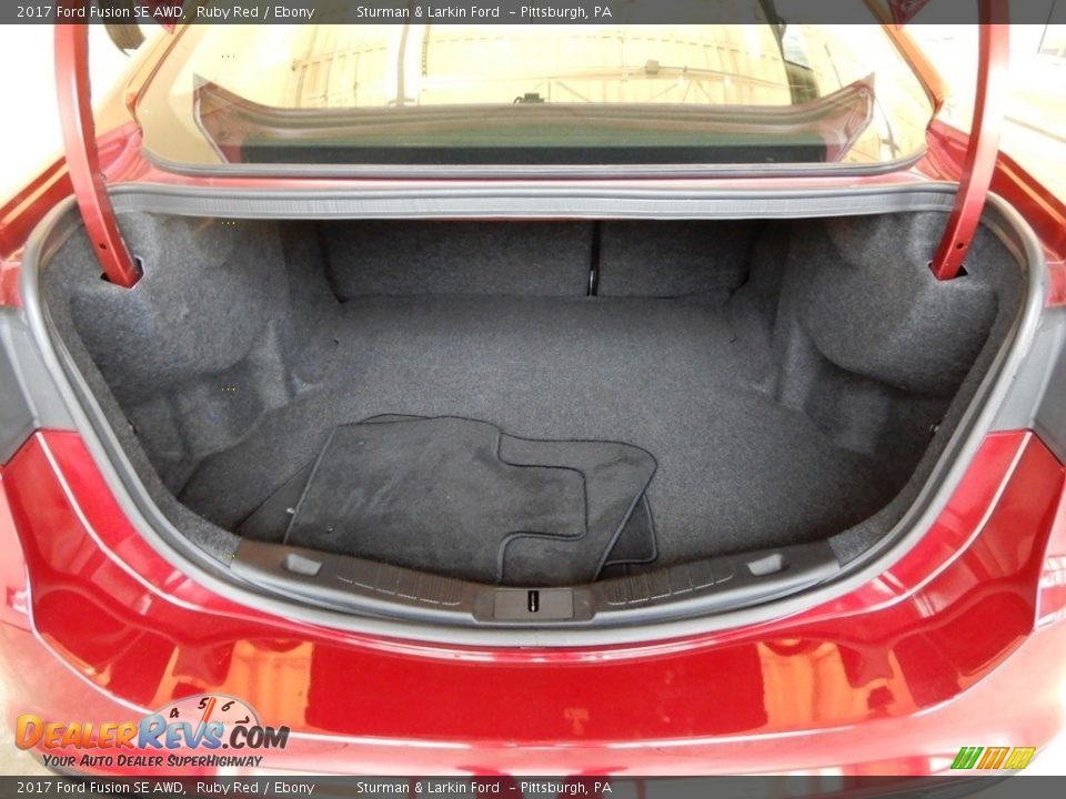 2017 Ford Fusion SE AWD Ruby Red / Ebony Photo #5