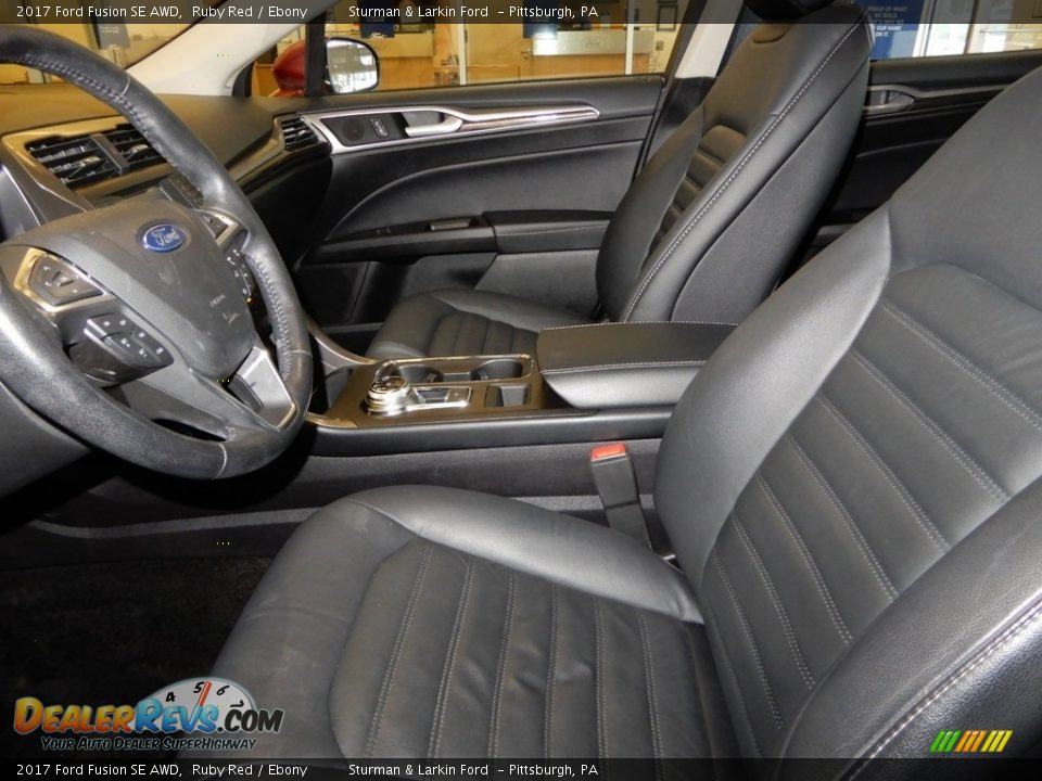 2017 Ford Fusion SE AWD Ruby Red / Ebony Photo #12