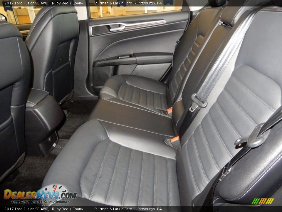 2017 Ford Fusion SE AWD Ruby Red / Ebony Photo #13