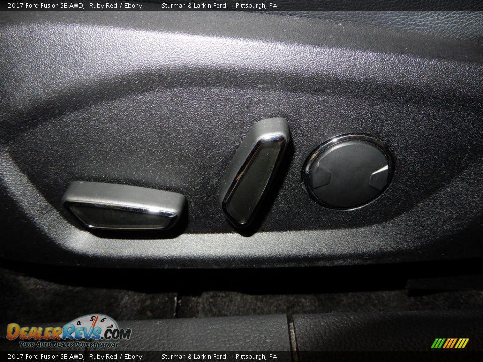 2017 Ford Fusion SE AWD Ruby Red / Ebony Photo #17