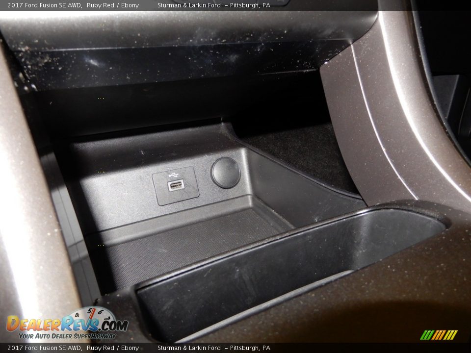 2017 Ford Fusion SE AWD Ruby Red / Ebony Photo #20