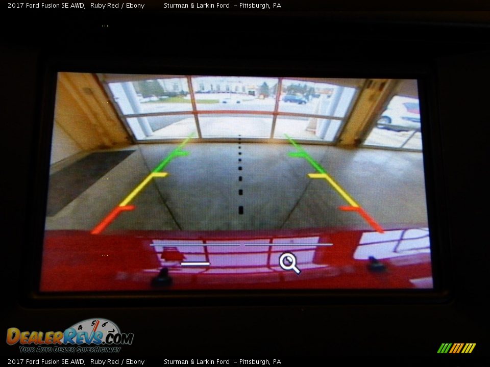 2017 Ford Fusion SE AWD Ruby Red / Ebony Photo #22