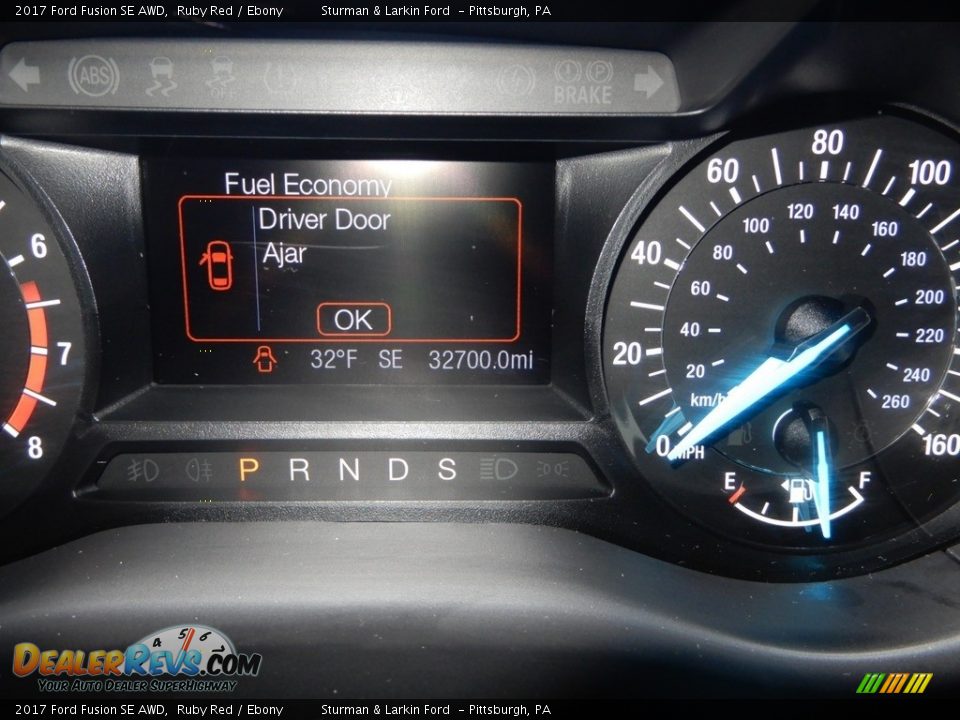 2017 Ford Fusion SE AWD Ruby Red / Ebony Photo #24