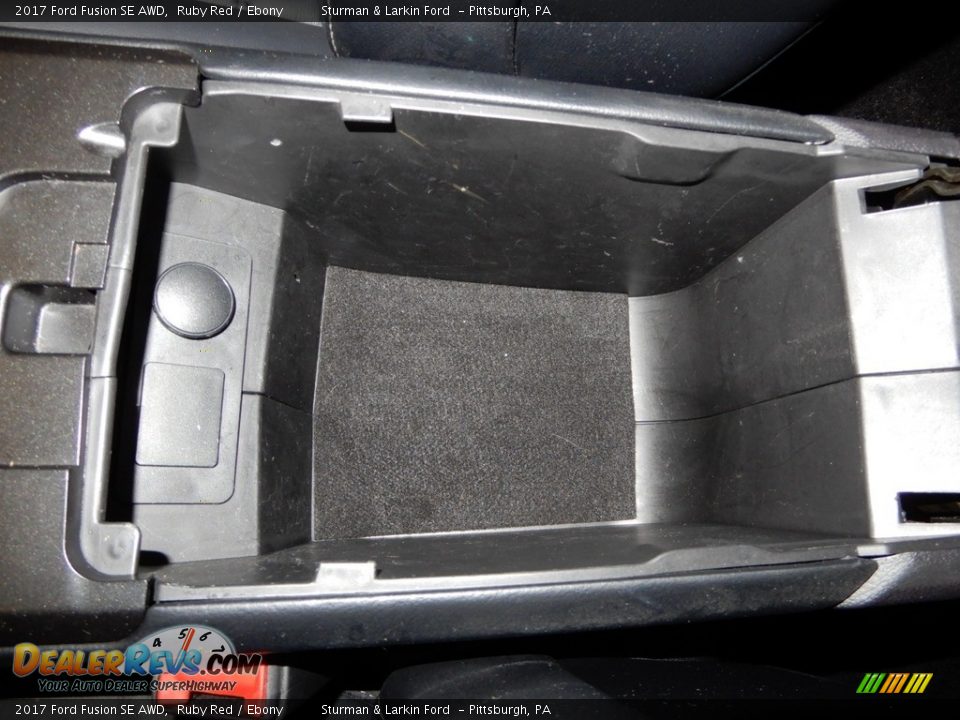 2017 Ford Fusion SE AWD Ruby Red / Ebony Photo #25
